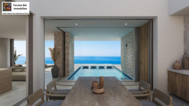 Agios Pavlos Kreta Kreta, Agios Pavlos Villa mit atemberaubendem Meerblick (Off Plan) Haus kaufen